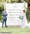 Love Never Fails Bible Verse Wedding Backdrop