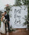 Best Day Ever Backdrop | Personalized Calligraphy Wedding Banner