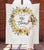 Sunflower Bridal Shower Photo Backdrop Design - Blushing Drops