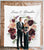 Elegant Burgundy Wedding Photo Booth Backdrop - Blushing Drops