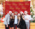 Christmas party photo booth backdrop
