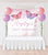 Butterfly Birthday Backdrop, Butterfly Banner, Girl First Birthday Backdrop,  1st Birthday Banner, Pink Butterfly Birthday Party Decorations