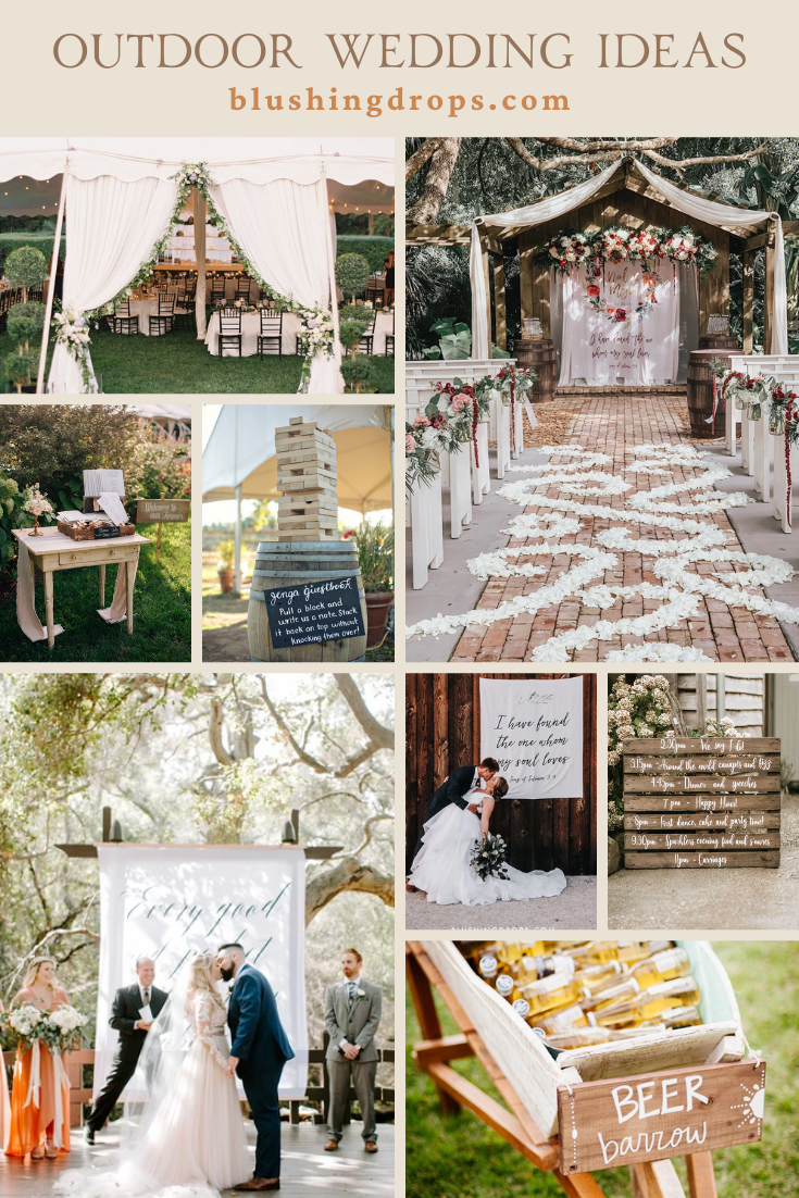 12 Eye Catching Ideas for an Outdoor Wedding