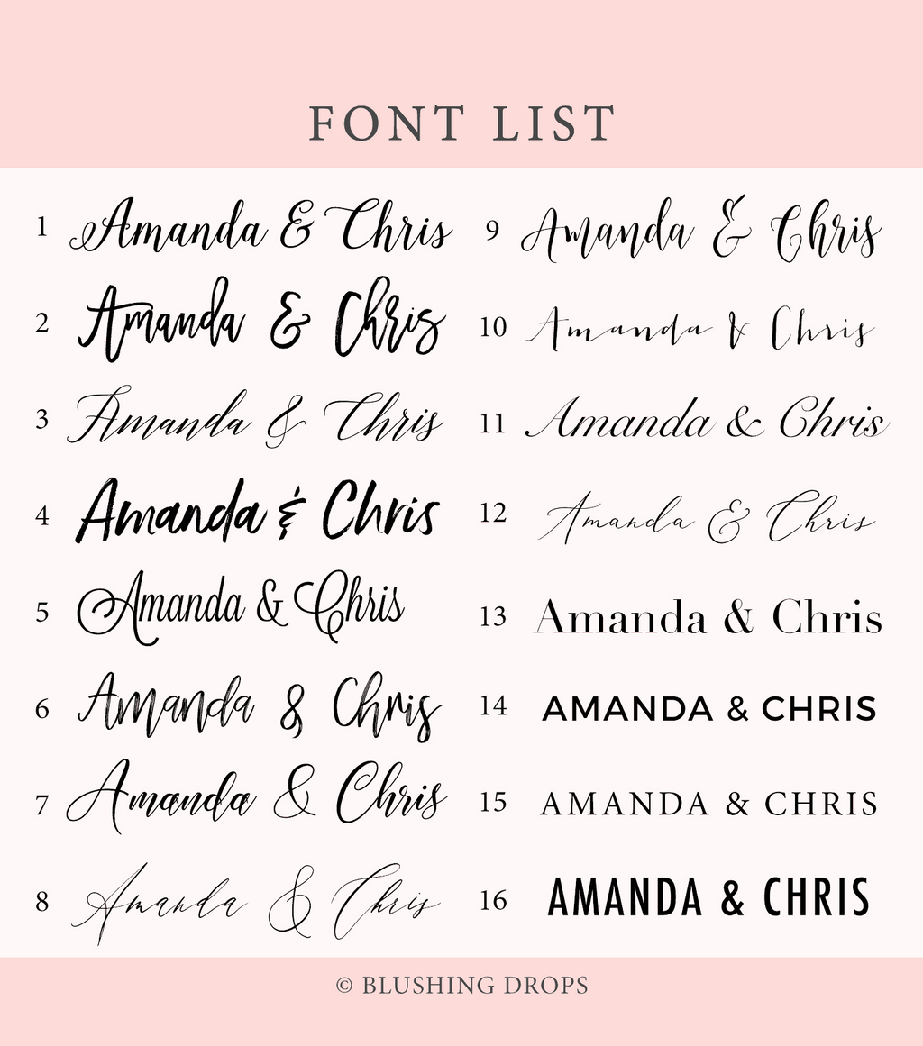 Photo Wedding Guest Book Canvas | Best Day Ever Guestbook Alternative - Blushing Drops
