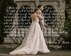 Custom Wedding Vows Art Canvas | Anniversary Gift