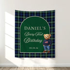 Beary 1st Birthday Party Backdrop
