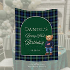 Beary 1st Birthday Party Backdrop