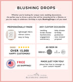 a flyer for a wedding with a pink background