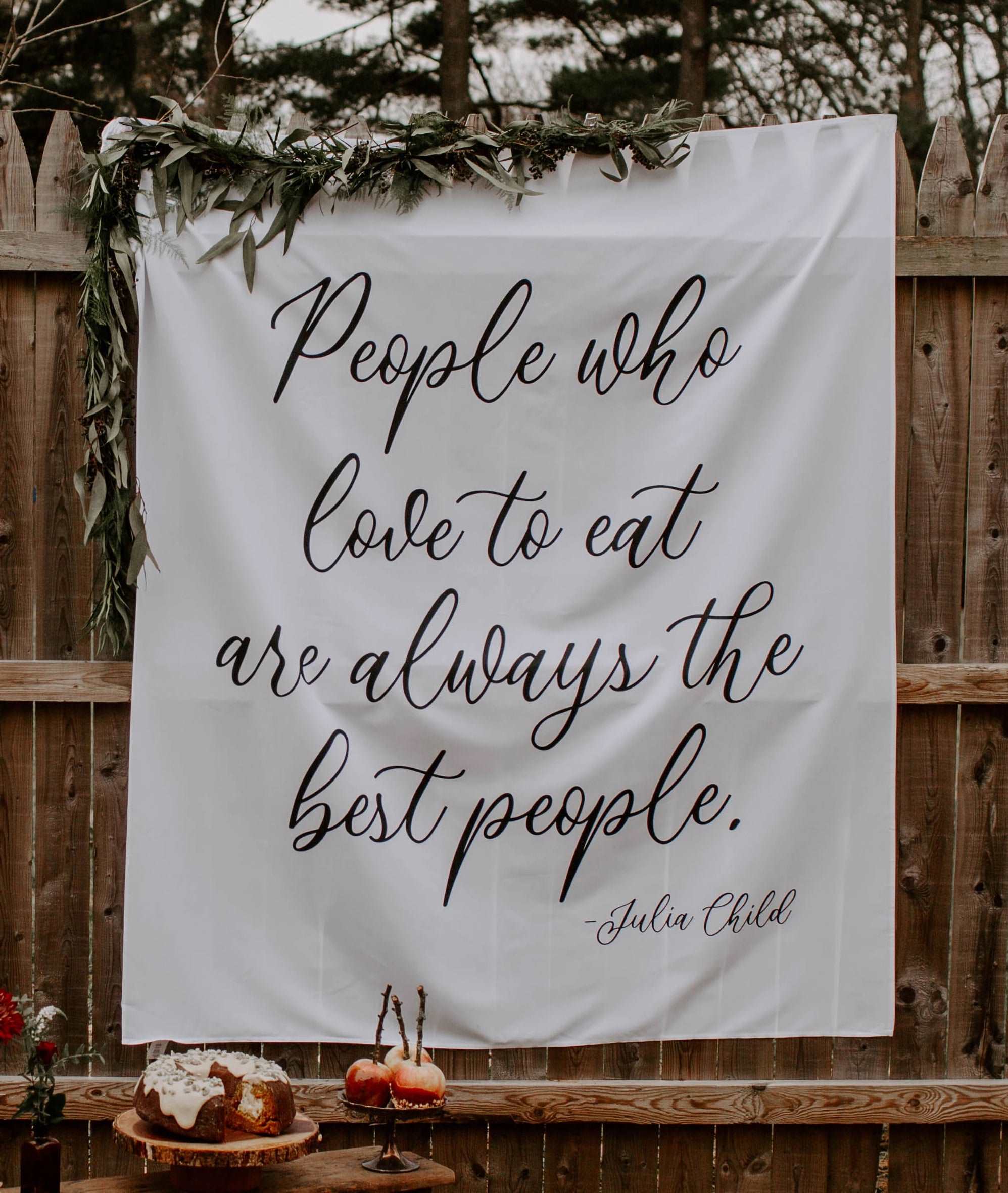 Friendsgiving Banner | People Who Love To Eat Are Always The Best People
