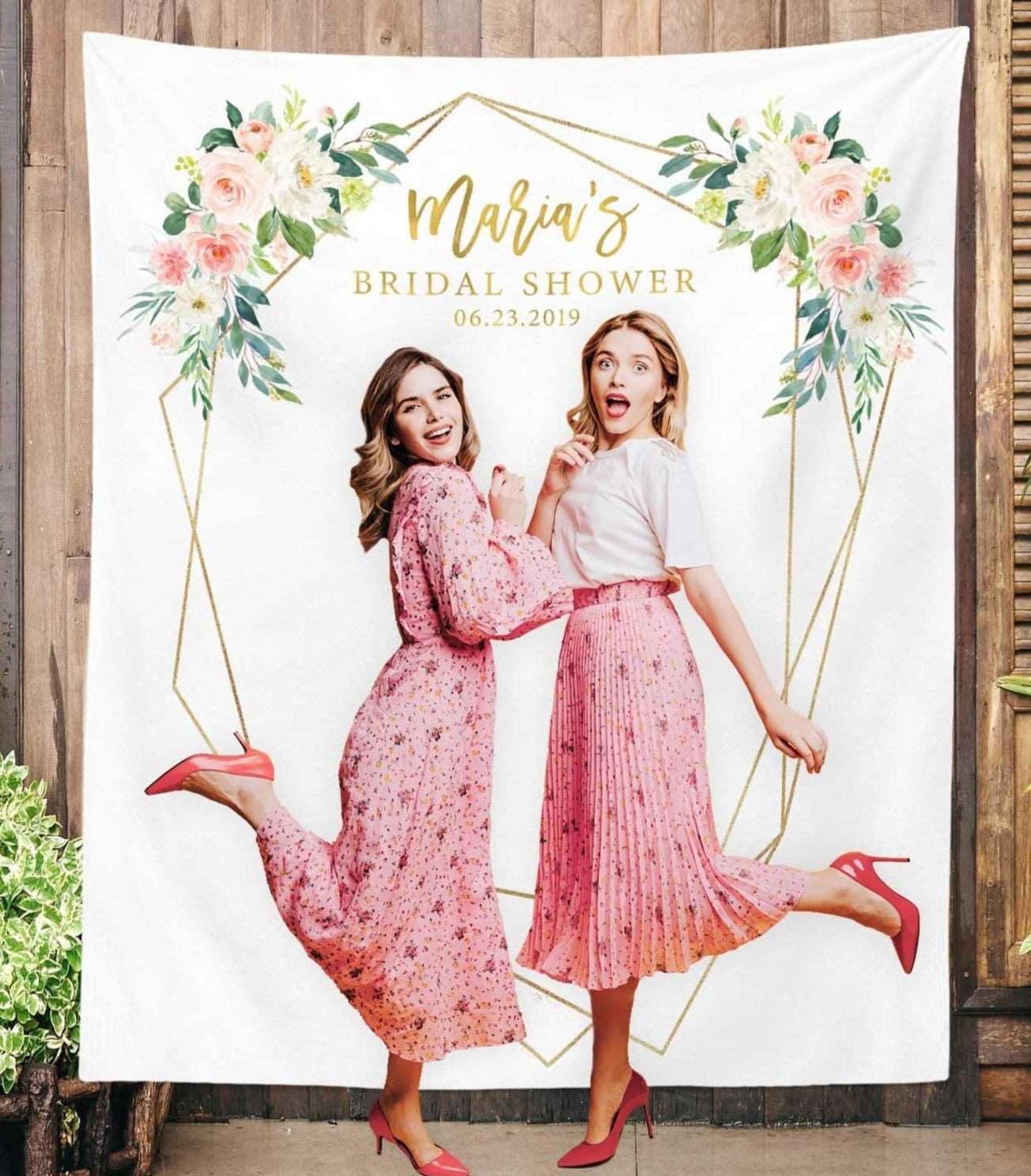 Bridal Shower Backdrop, Bridal Shower Decor, Rustic Bridal Shower, Bridal Shower Decoration Rustic