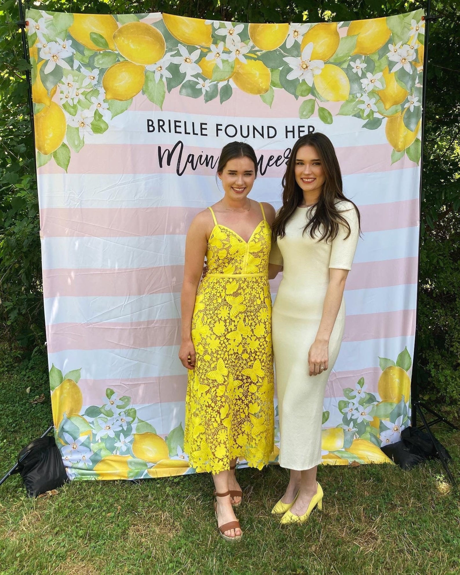 She Found Her Main Squeeze | Lemon Party Backdrop
