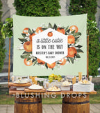 A Little Cutie Is On The Way Baby Shower Backdrop