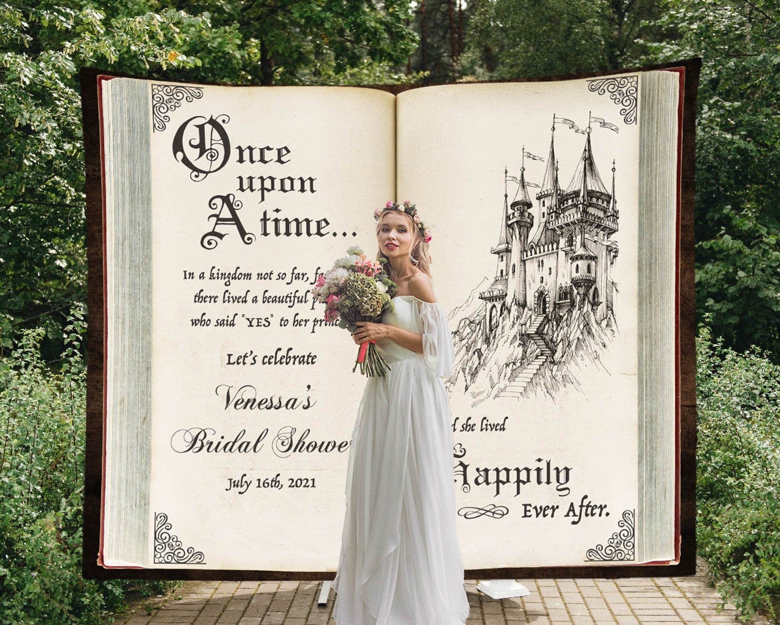 Fairytale Bridal Shower Backdrop