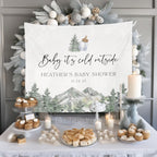 Baby It's Cold Outside Baby Shower Backdrop Banner