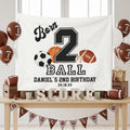 Born 2 Ball Boy 2nd Birthday Backdrop