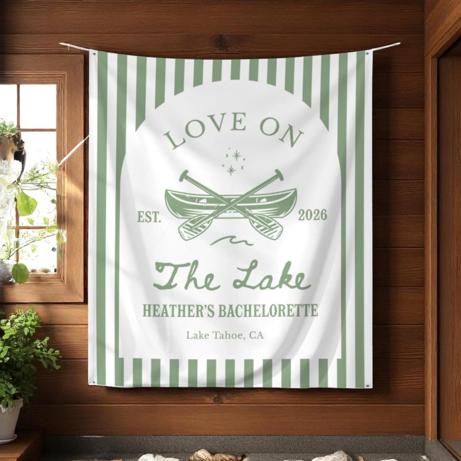 Love On The Lake Bachelorette Backdrop