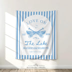 Love On The Lake Bachelorette Backdrop