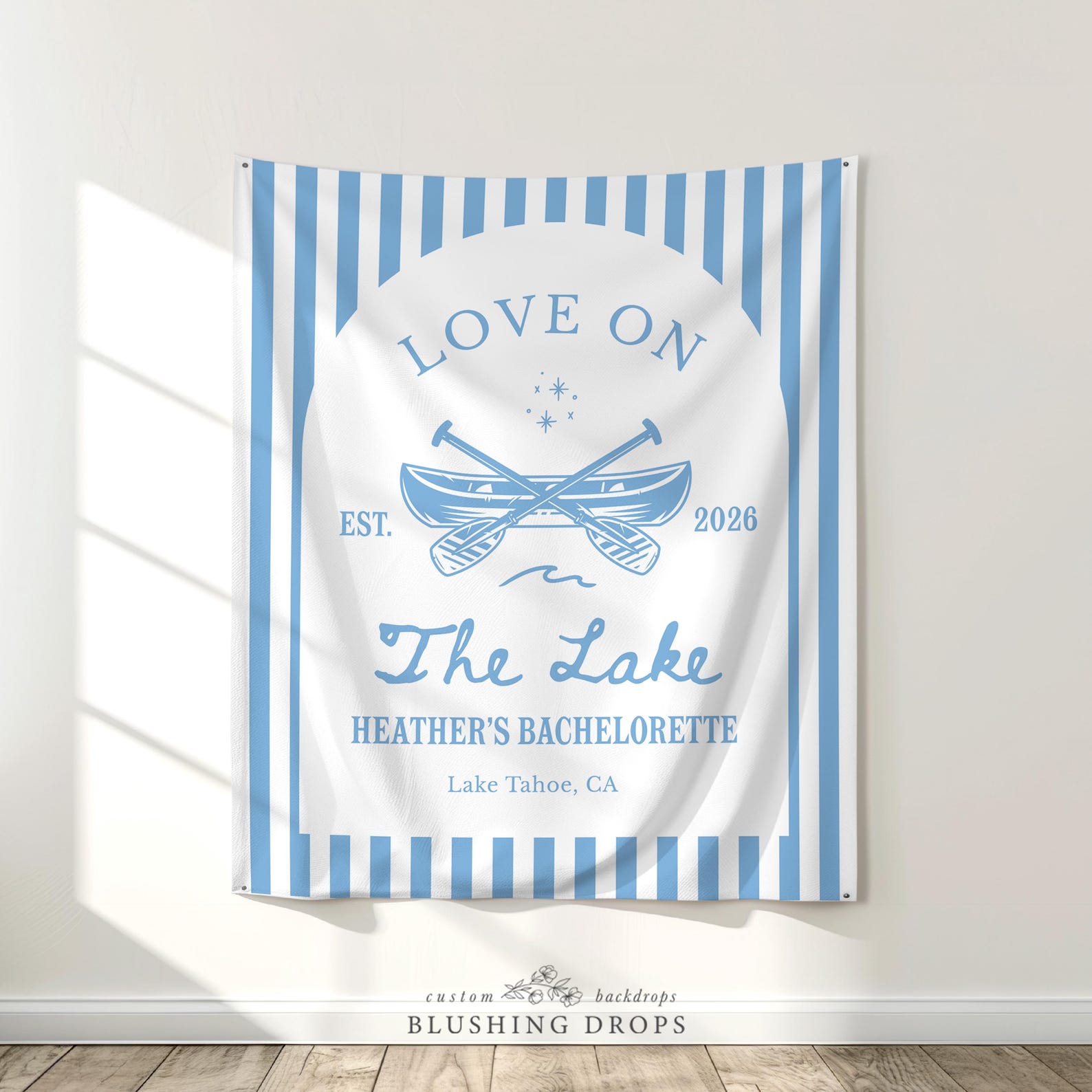 Love On The Lake Bachelorette Backdrop