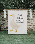 One Silly Goose Birthday Banner