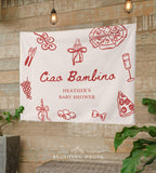 Slice Slice Baby Italian Ciao Baby Shower Banner