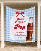 She's Ready To Pop Baby Shower Banner