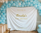 Minimalist Baby Sprinkle Banner Backdrop