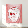 Apple Themed 1st Birthday Party Banner