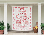 The Apple of Our Eye Baby Shower Backdrop