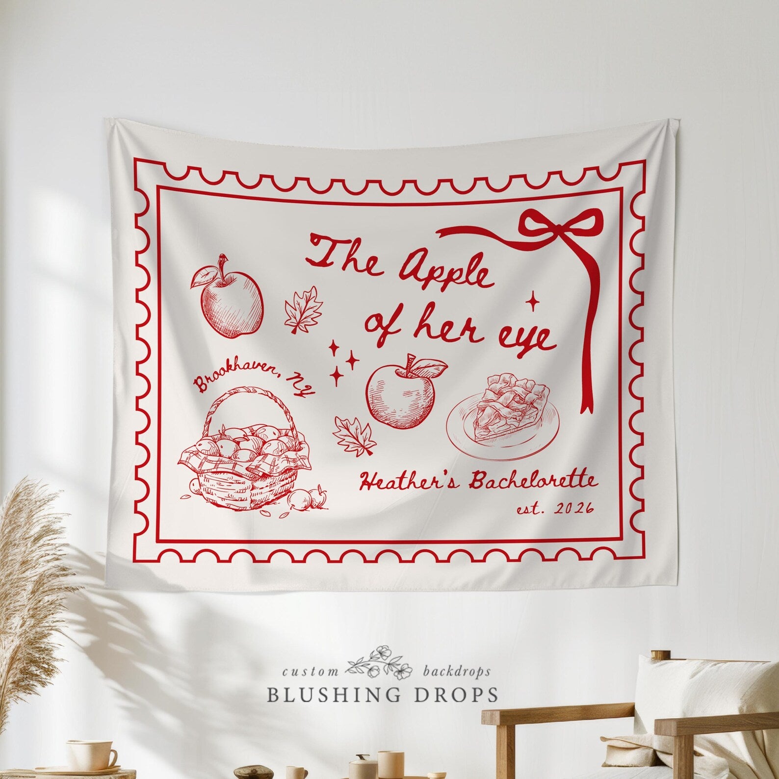 The Apple of Her Eye Bachelorette Banner