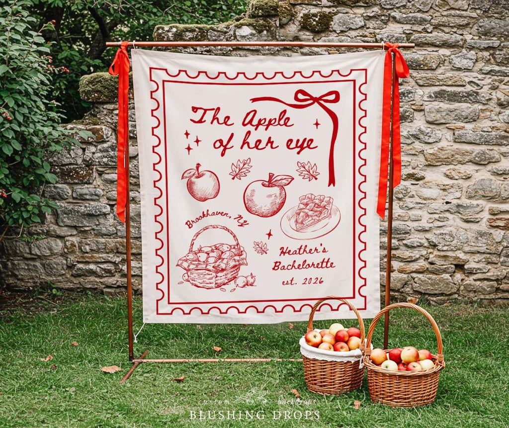 The Apple of Her Eye Bachelorette Banner