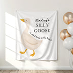 A New Silly Goose Baby Shower Backdrop