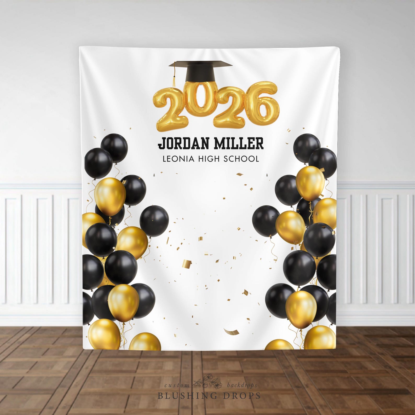 Class of 2026 Graduation Party Photo Booth Backdrop
