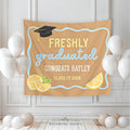 Freshly Graduated Banner Graduation Party Sign
