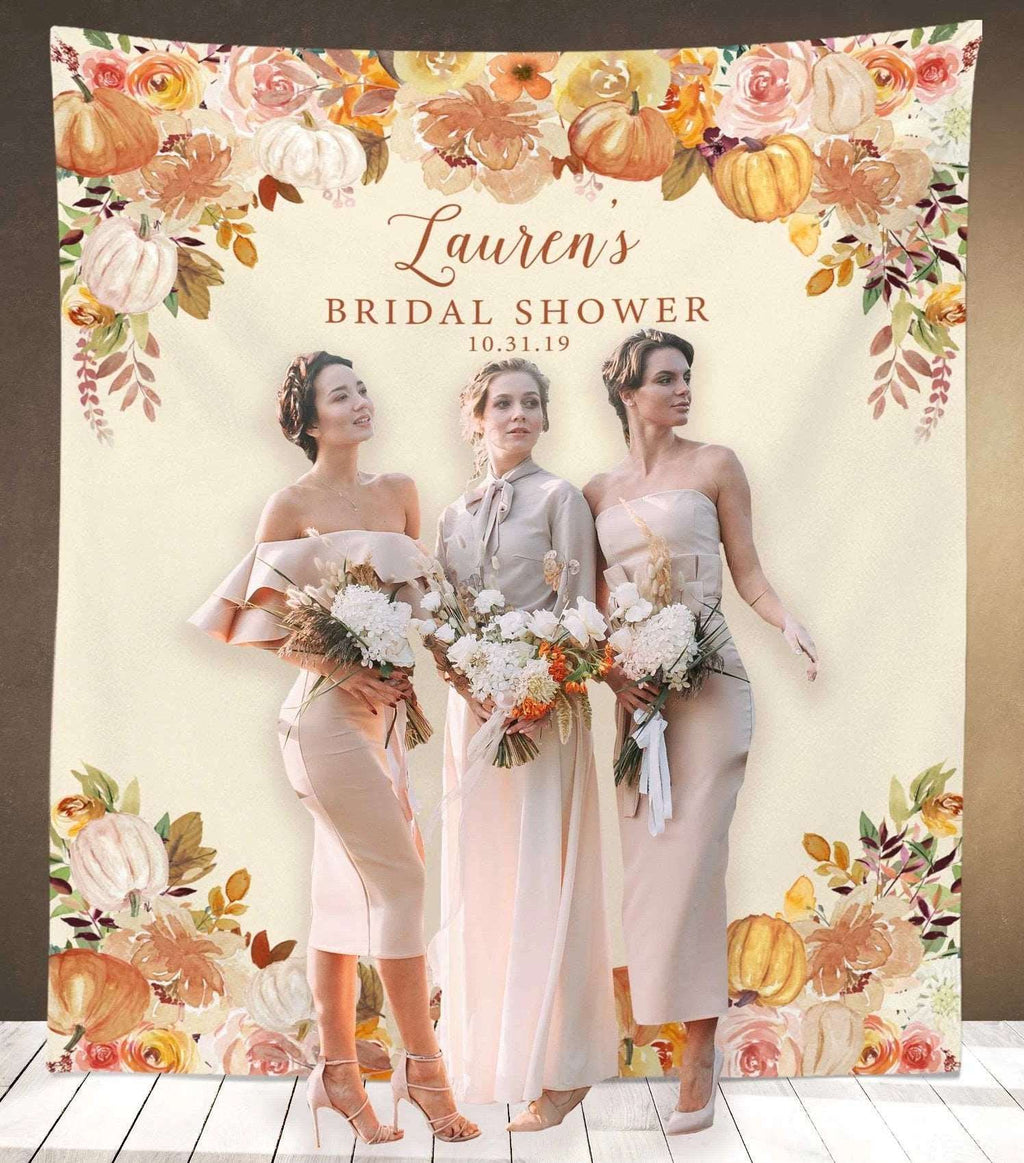 Fall Bridal Shower Backdrop, Rustic Bridal Shower Decorations, Custom Backdrop