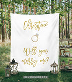Will You Marry Me Banner, Wedding Proposal Idea, Will You Marry Me Sign, Engaged Photo Prop, Proposal Decorations, Engagement Surprise