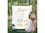 Will You Marry Me Banner, Wedding Proposal Idea, Will You Marry Me Sign, Engaged Photo Prop, Proposal Decorations, Engagement Surprise