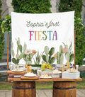 First Fiesta Birthday Decor, Mexican 1st Birthday Banner, First Fiesta Backdrop, Cactus Fiesta Birthday Banner,