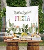 First Fiesta Birthday Decor, Mexican 1st Birthday Banner, First Fiesta Backdrop, Cactus Fiesta Birthday Banner,