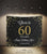 60th Birthday Backdrop, Happy 60th Birthday Backdrop, Cheers to 60th Backdrop, Black and Gold Birthday, 60th Birthday Party Decorations