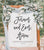 forever and ever amen sign, wedding quote banner, personalized wedding banner