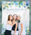 Hydrangea Bridal Shower Photo Booth Backdrop | Blue Bridal Shower - Blushing Drops