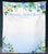 Hydrangea Bridal Shower Photo Booth Backdrop | Blue Bridal Shower - Blushing Drops