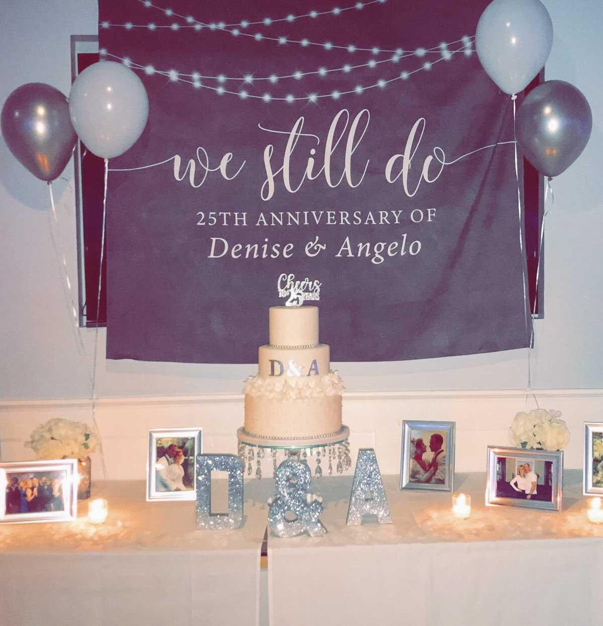 We Still Do Vow Renewal Decor Backdrop | Anniversary Party Decorations