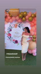 Floral Bridal Shower Photo Backdrop, Boho Bridal Shower Decorations, Future Mrs. Banner, Mrs Nassif