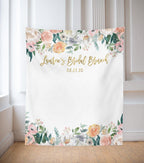 Floral Bridal Brunch Decorations | Blush Bridal Shower Backdrop Ideas - Blushing Drops