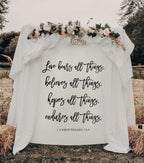 Church Wedding Backdrop for Ceremony, Church Wedding Decorations - Blushing Drops