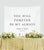 Calligraphy Backdrop, Sweetheart Table Decorations | You Will Forever Be My Always - Blushing Drops