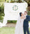 Custom Gold Monogram Wedding Backdrop For Reception - Blushing Drops