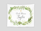 Baptism Backdrop Boy, Boy Baptism Decorations Banner