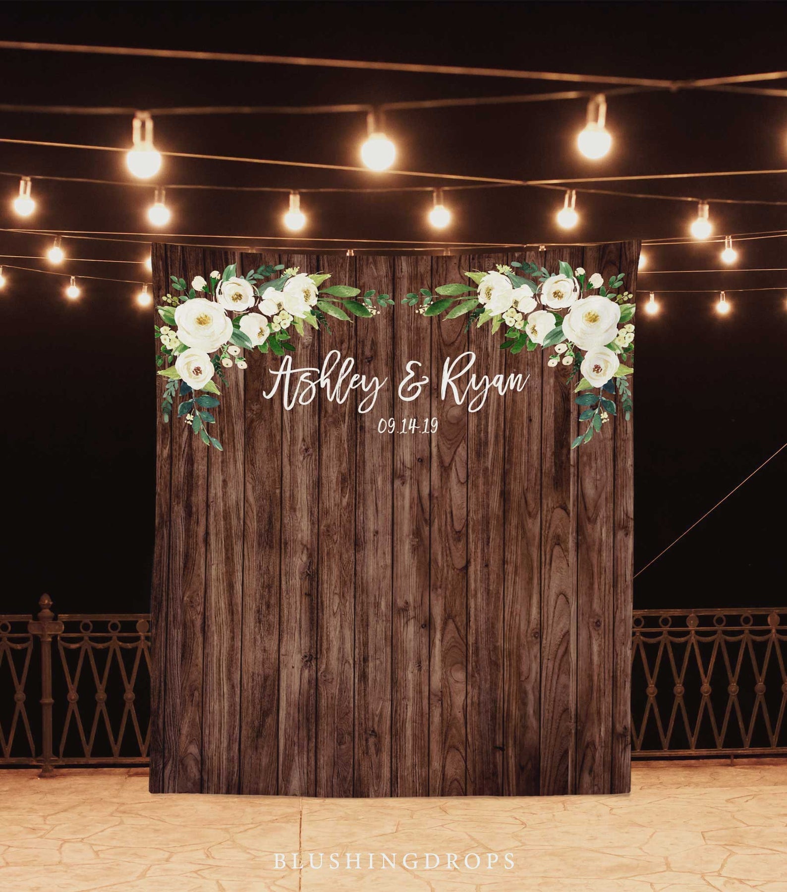 Wedding Photo Backdrop, Rustic Wedding Decorations On A Budget, Rustic Backdrop, Photo Booth Backdrop 